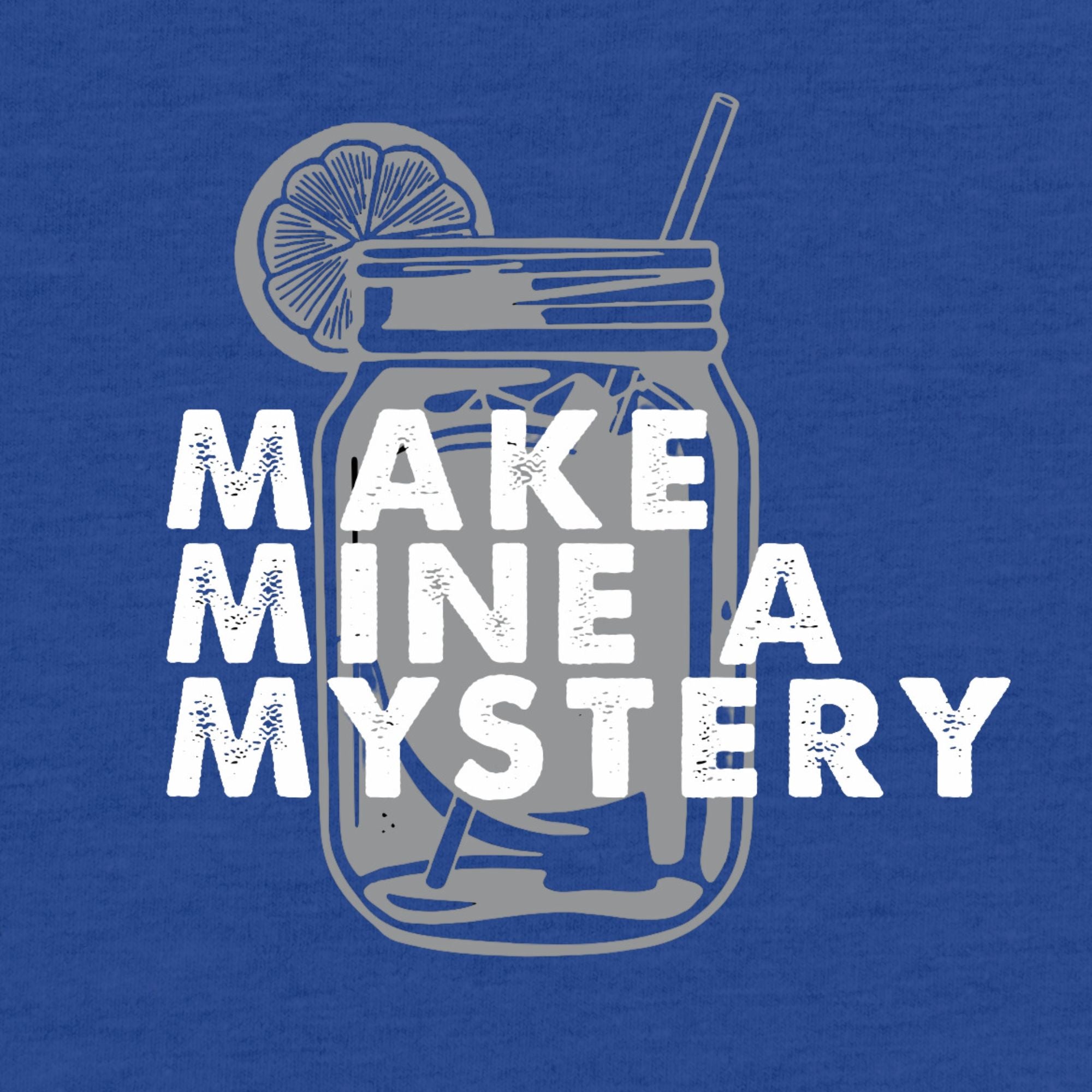 Millie's Make Mine A Mystery Navy Adult Short Sleeve T-Shirt