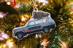 Millie's Wooden Wagoneer Christmas Tree Ornament