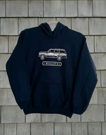 Millie's Wagoneer Navy Youth Hoodie